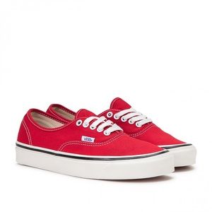 Vans Authentic Red 7.5 Men/9 Women